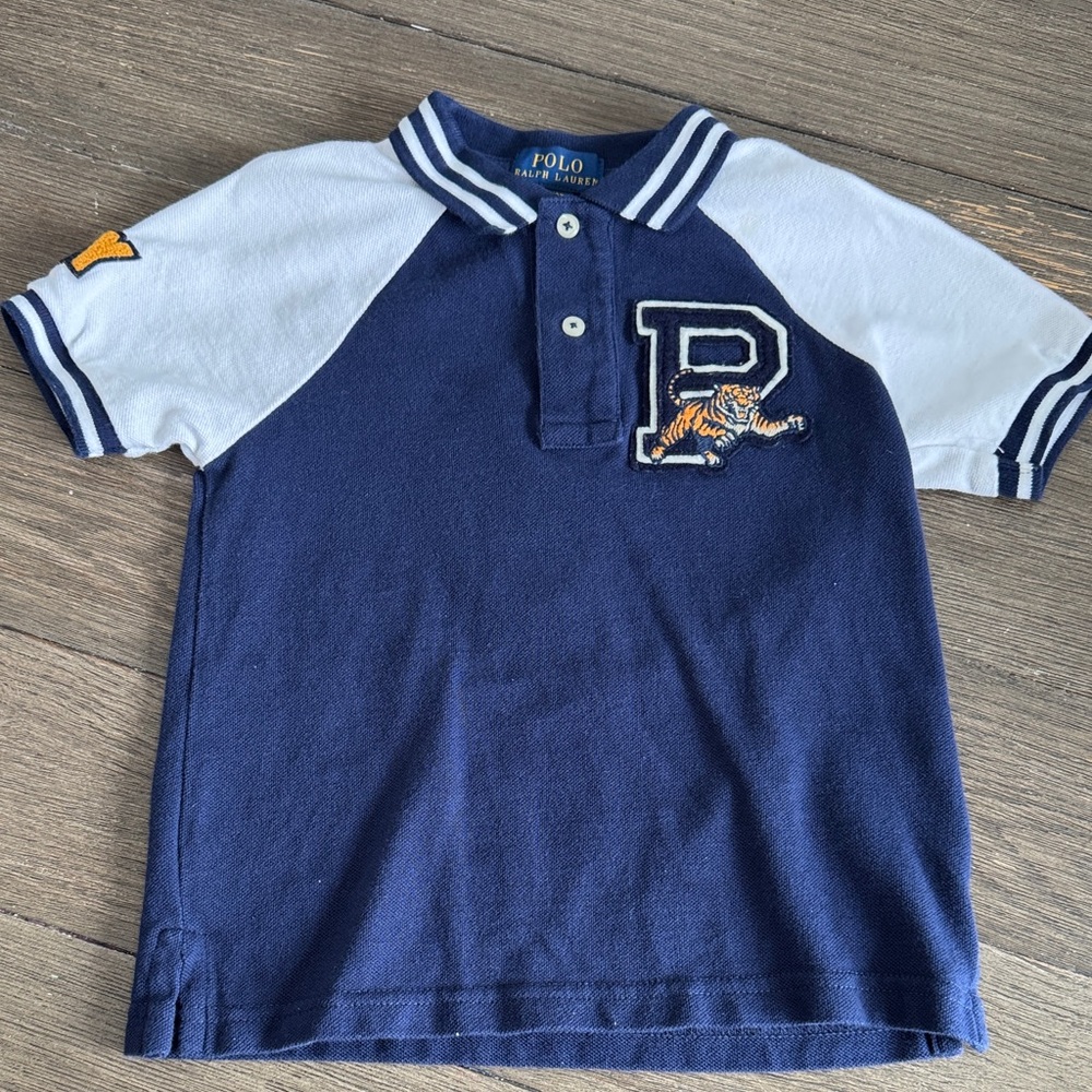 Polo by Ralph Lauren Kids Blue and White Polo Shirt